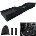 thumbnail image 1 of Under Seat Storage Box for 2014 2015 2016 2017 2018 Chevy Silverado /GMC Sierra 1500 2015 2016 2017 2018 2019 Silverado/Sierra 2500HD 3500 HD Crew Cab Chevy Silverado Pickup Accessory, Black, 1 of 7