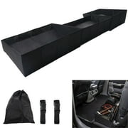 Under Seat Storage Box for 2014 2015 2016 2017 2018 Chevy Silverado /GMC Sierra 1500 2015 2016 2017 2018 2019 Silverado/Sierra 2500HD 3500 HD Crew Cab Chevy Silverado Pickup Accessory, Black