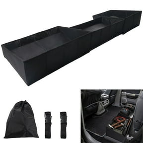 Under Seat Storage Box for 2014 2015 2016 2017 2018 Chevy Silverado /GMC Sierra 1500 2015 2016 2017 2018 2019 Silverado/Sierra 2500HD 3500 HD Crew Cab Chevy Silverado Pickup Accessory, Black