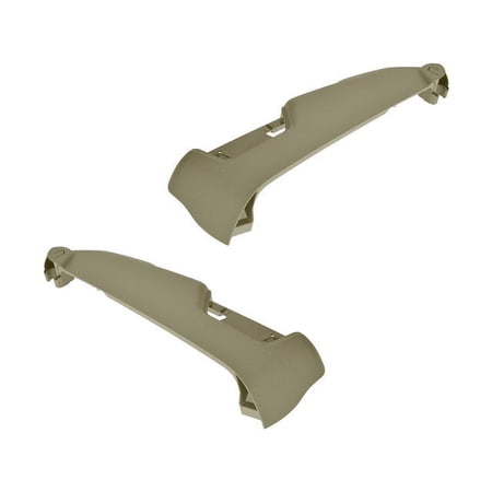 Seat Trim Panel - Set of 2 - Mocca Tan - Compatible with 2005 - 2014 Volvo XC90 with Power Seats 2006 2007 2008 2009 2010 2011 2012 2013