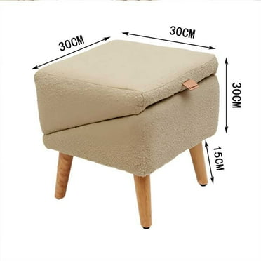 SeatMate Split Ramp Pet Step and Foldable Ramp for Small Dogs, Ottoman Style Dog Stair for Bed or Sofa, Anti-Slip, Rolling Base, Khaki