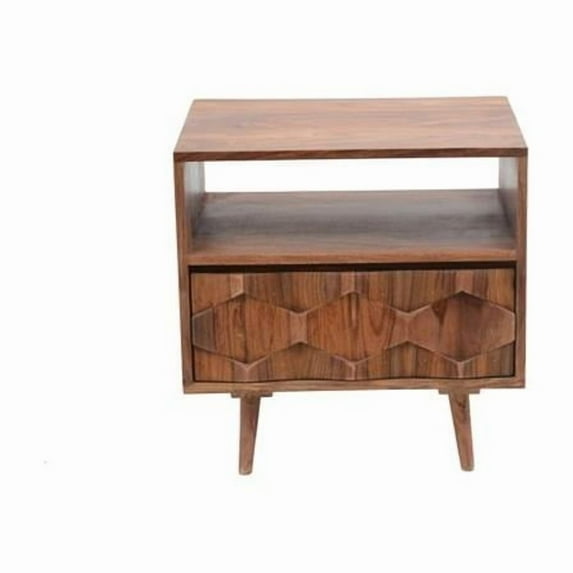 SeatSolutions O2 Nightstand, Natural