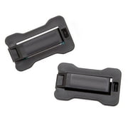Seatbelt Adjusters, Fully Adjustable   Black, Measures 2 3/4 H x 1 1/2 W - Set of 2
