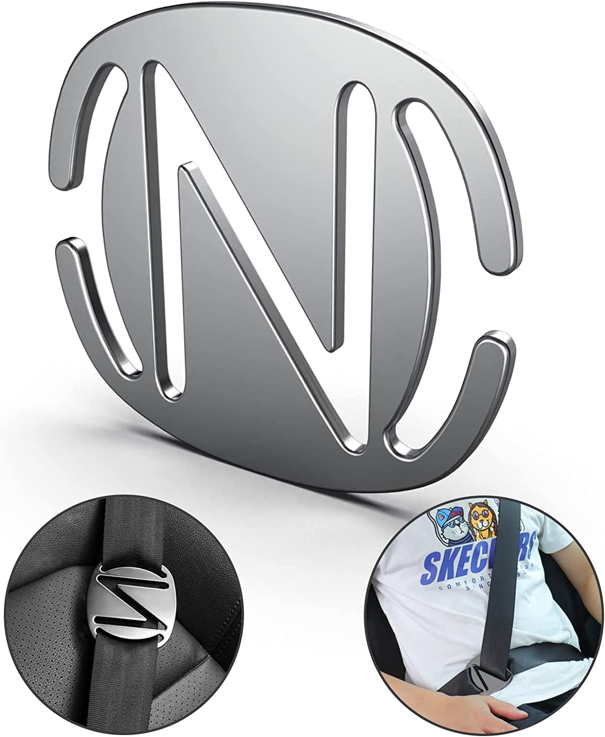 SeatbeltAdjusting Clips, Metal Seat Belt Clip, Improve Driving Comfort