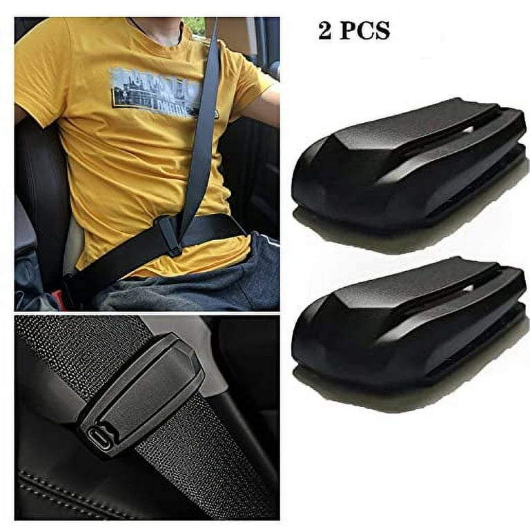 Seatbelt Seat Belt Adjuster,Seat Belt Clip Universal Shoulder and Neck Belt  Locator Retainer Locking Clip, 2 Pieces