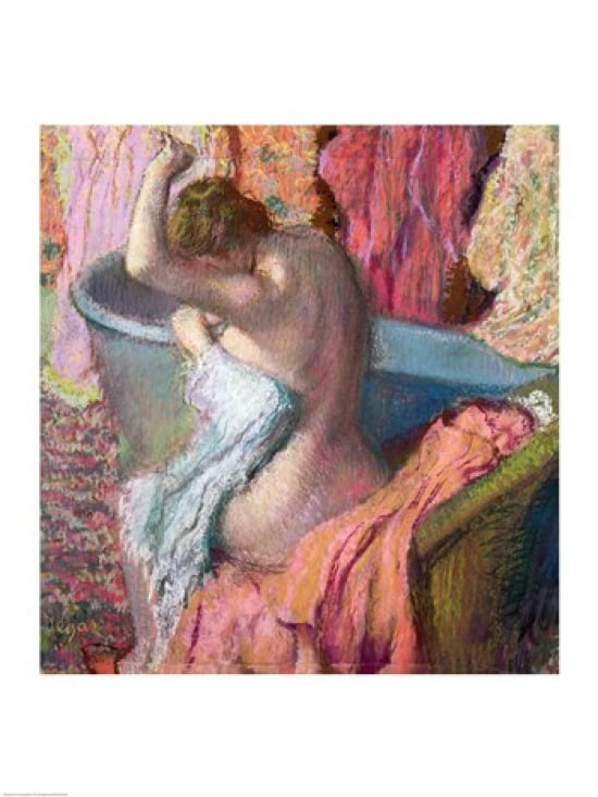 Seated Bather 1899 Canvas Art - Edgar Degas (18 x 24)
