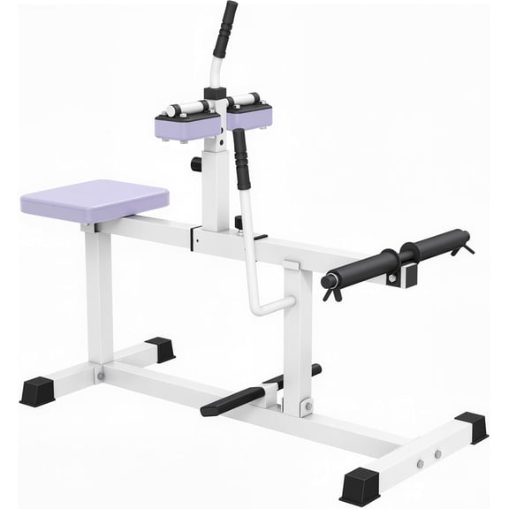 Seated Calf Raise Machine, Adjustable Calf Machine Leg Extension, for Home Gym, Waist, Arm Training,Purple