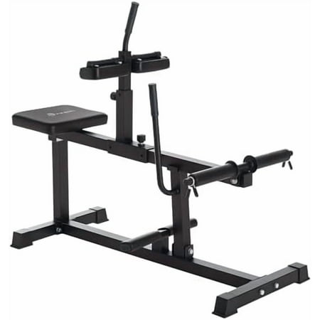 Seated Calf Raise Machine - Adjustable Leg Machine for Home Gym Calf, Waist, Arm Training