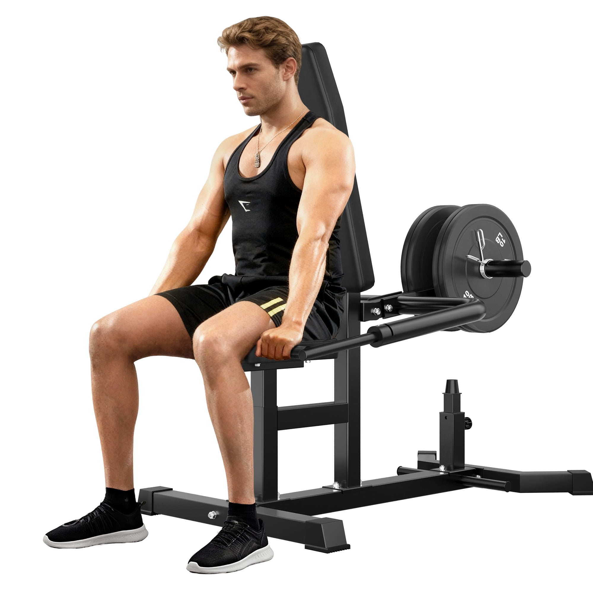 Seated Dip Machine, 400LBS Strength Training Upper Body Machine with Tricep Dip Press & Cable Bar for Home Gym