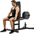 thumbnail image 1 of Seated Dip Machine, 400LBS Strength Training Upper Body Machine with Tricep Dip Press & Cable Bar for Home Gym, 1 of 9