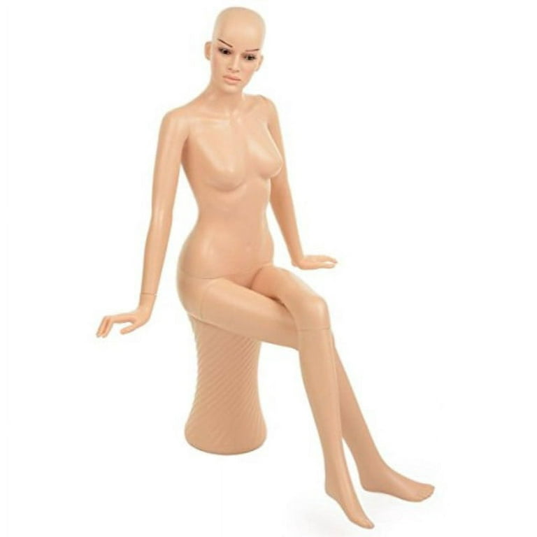 Standing and Sitting Mannequins Female Fashion Fiberglass Full