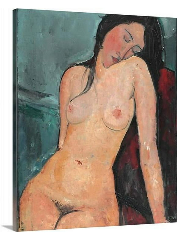 Seated Female Nude by Amedeo Modigliani Seated Female Nude Amedeo Modigliani Cla