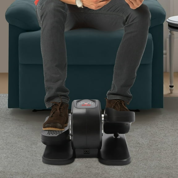 Seated Pedal Exerciser for Home Under Desk Elliptical Machine, Electric Ellipse Leg Exerciser with Remote Control