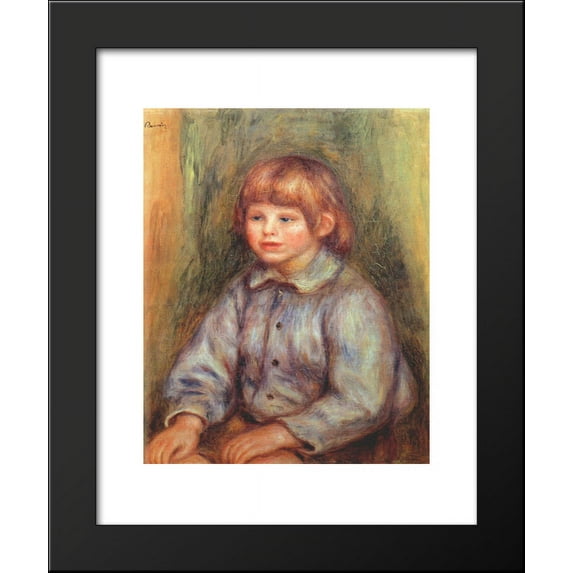 Seated Portrait of Claude Renoir 20x24 Framed Art Print by Renoir, Pierre Aug...