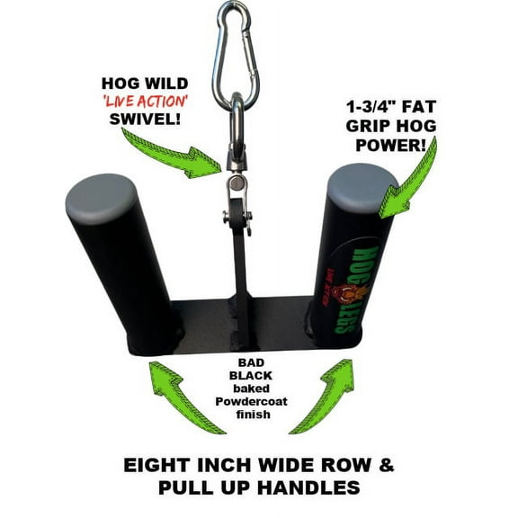 Seated Row Handles 8" HOG Legs 'Multi-Row'