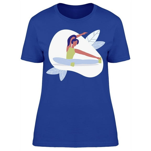 Seated Side Bend T-Shirt Women -Image by Shutterstock, Female 3X-Large