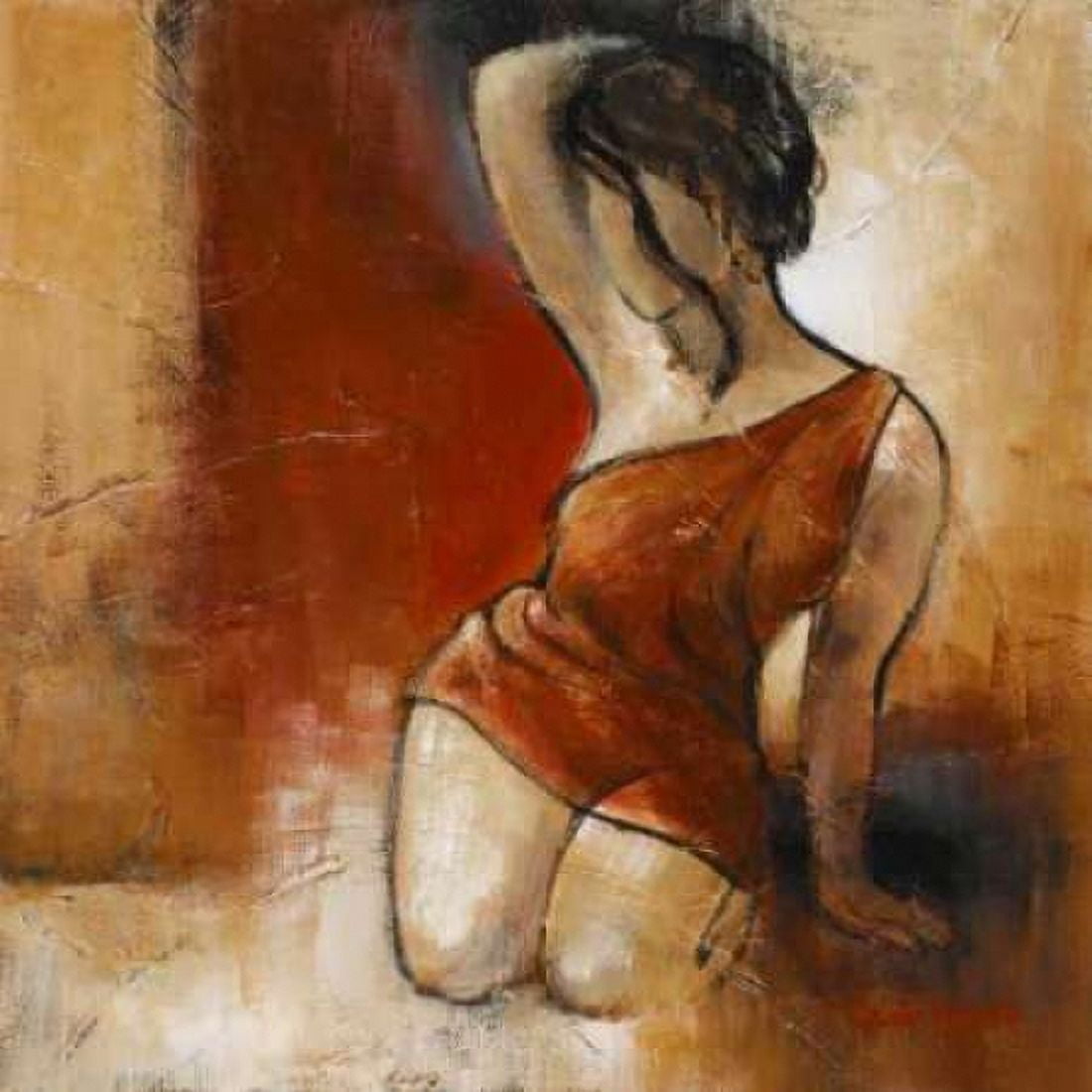 Seated Woman II Canvas Art - Lanie Loreth (24 x 24)