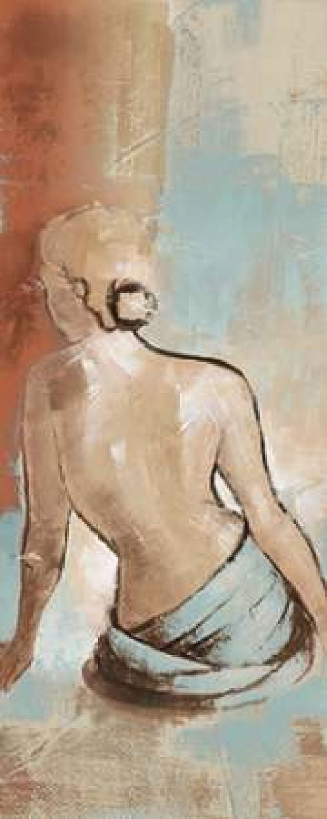Seated Woman Panel I Canvas Art - Lanie Loreth (10 x 20)