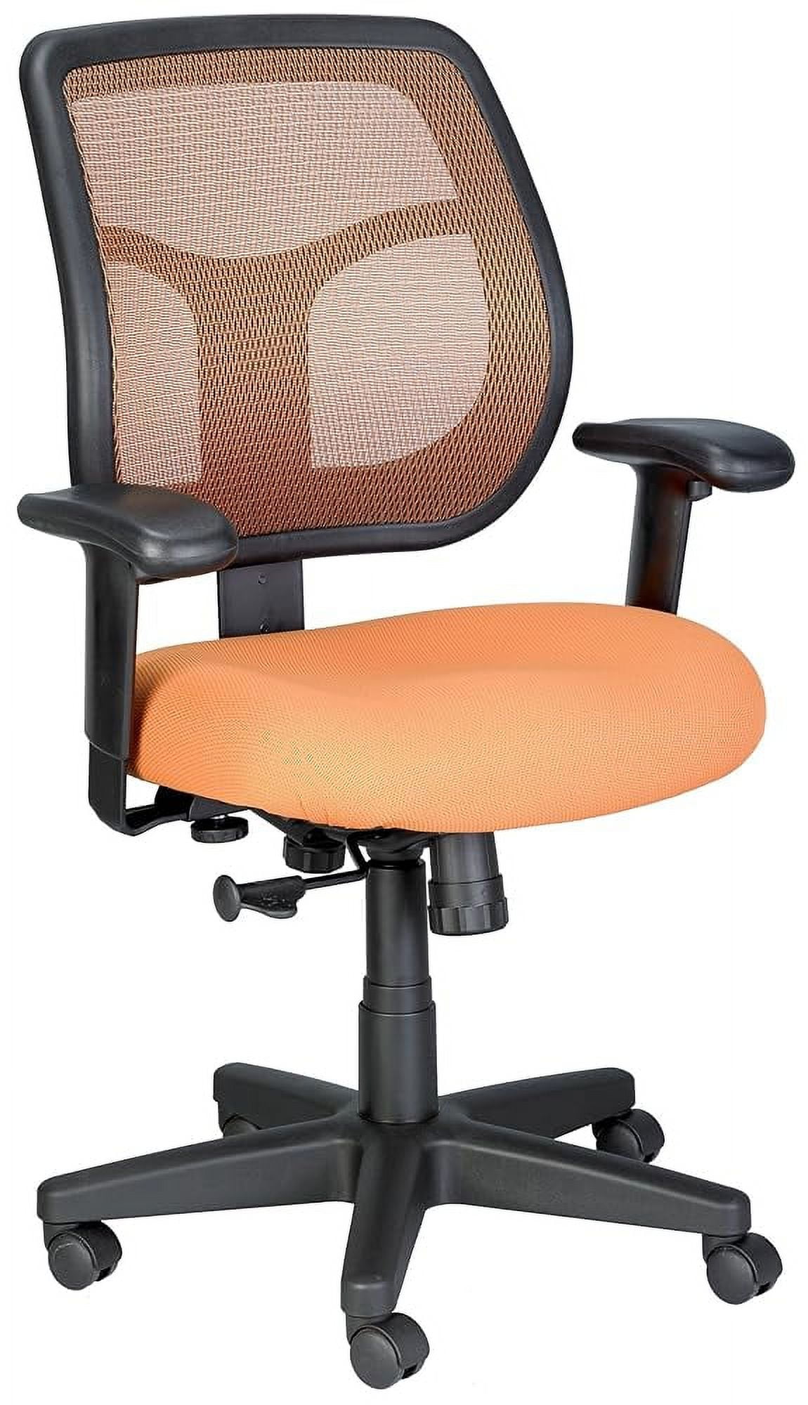 Seating Midback Swivel Chair, Orange
