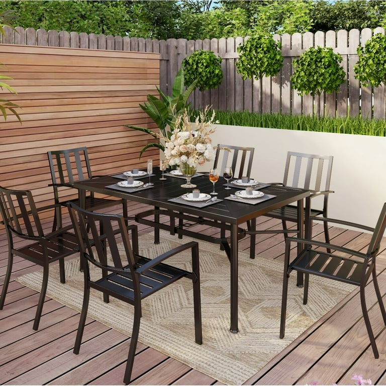 Space saving 8 2024 seater patio set