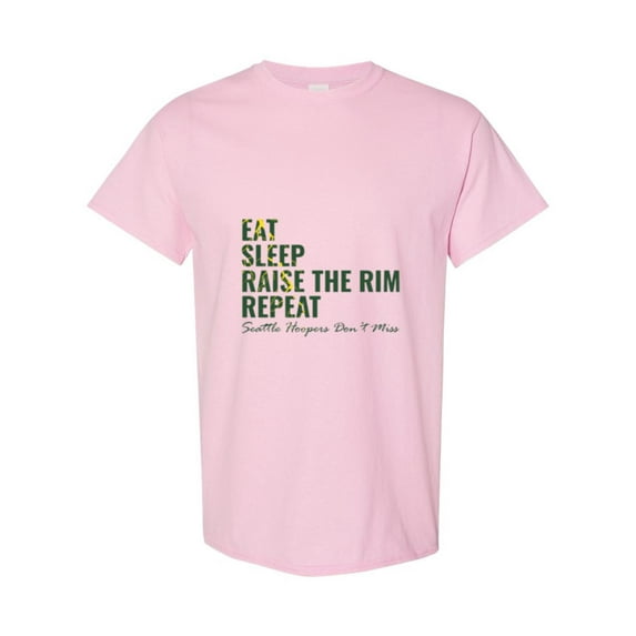 Seattle Basketball Culture Quote Eat Sleep Raise The Rim Repeat Unisex T-Shirt, up to size 5XL