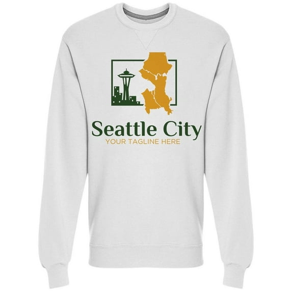 Seattle, City. Sweatshirt Men -Image by Shutterstock, Male XX-Large