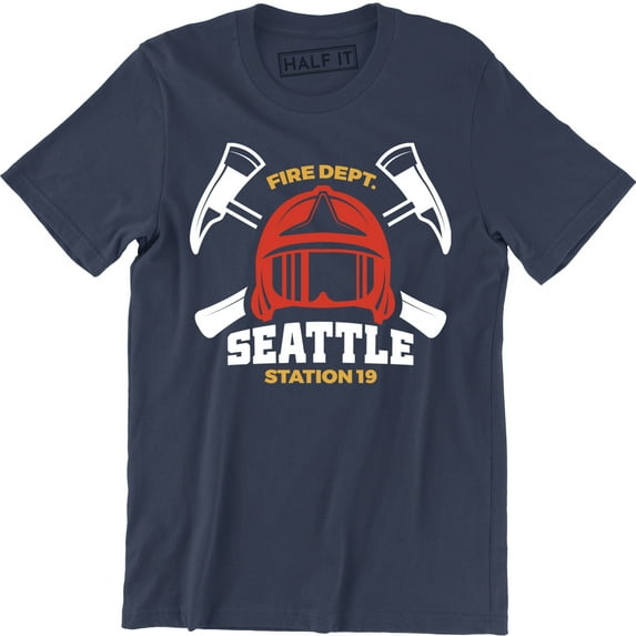 Seattle Fire Department Firefighter Station 19 TV Series Men's T-Shirt