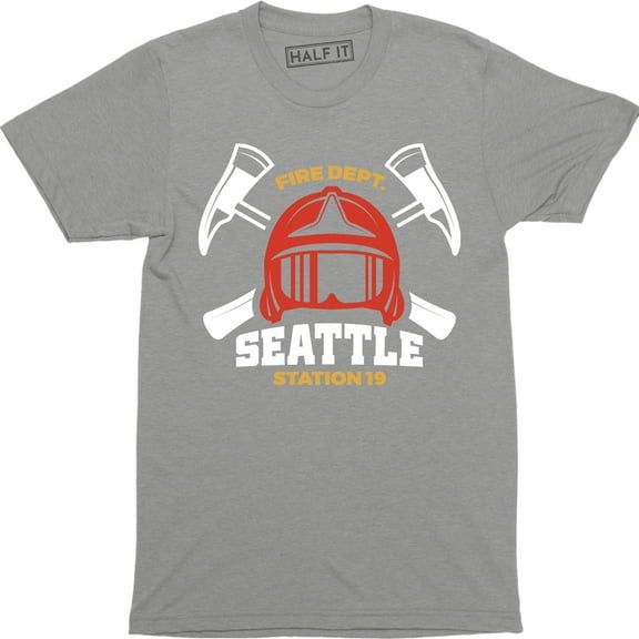 Seattle Fire Department Firefighter Station 19 TV Series Men's T-Shirt
