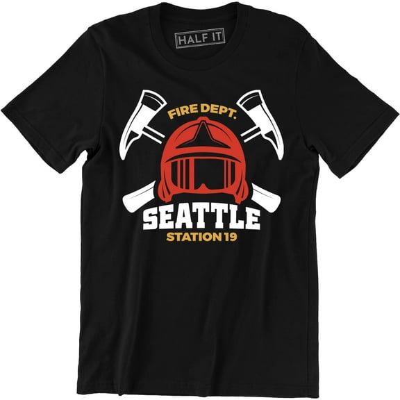 Seattle Fire Department Firefighter Station 19 TV Series Men's T-Shirt