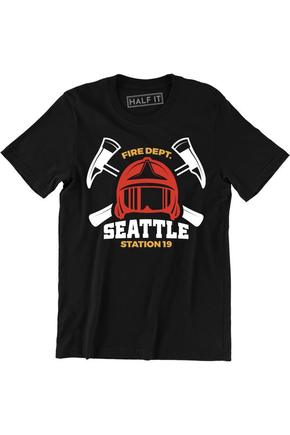 Seattle Fire Department Firefighter Station 19 TV Series Men's T-Shirt