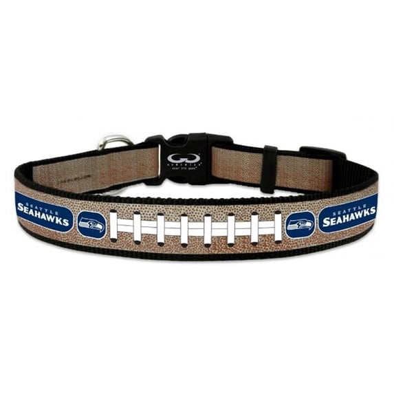 Caseys 4421406947 England Patriots Pet Collar - Reflective Football - Large