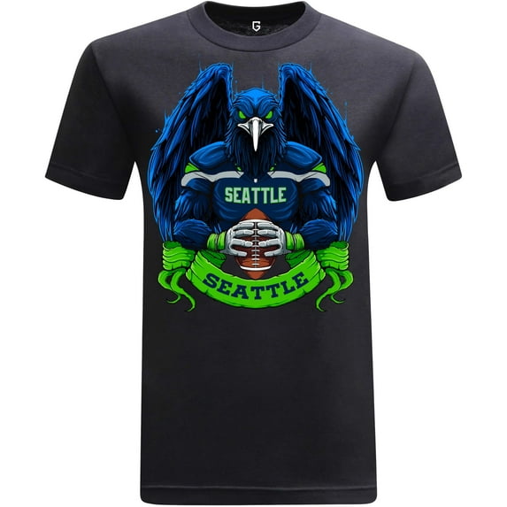 Seattle Football Team Osprey Seahawk Men's T-Shirt