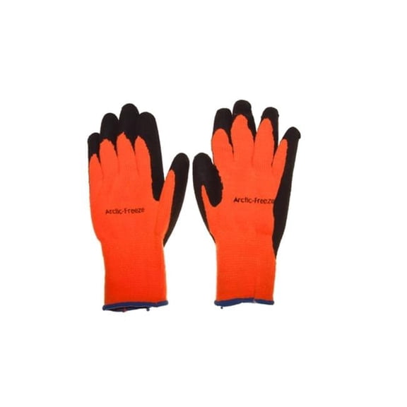 Seattle Glove ARCTIC-OR-L 10 Gauge High Visibility Knitted Glove- Black - Large - Pack of 12