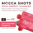 thumbnail image 1 of Seattle Gummy Company, Mocca Shots, Caffeine Kick Gummies, 12-Pack, Dark Chocolate Raspberry, 1 of 12
