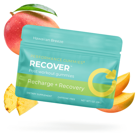 Seattle Gummy Company Recover Post Workout Gummies, 12-Pack, Hawaiian Breeze