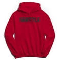 thumbnail image 1 of Seattle Humor Graphic Red Men's Crewneck Sweatshirt Hoodie, 1 of 1