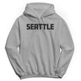 thumbnail image 1 of Seattle Humor Graphic Sport Grey Men's Crewneck Sweatshirt Hoodie, 1 of 1