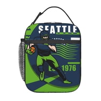 Seattle Insulated Lunch Bag Lunchbox For Women Men, Portable Leakproof Cute Tote Cooler Meal Bag, Reusable Lunch Container For Work/Office/Picnic/Travel
