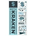 thumbnail image 1 of Seattle Kraken 47" Double Sided Fall Leaner Fan Sign, 1 of 1