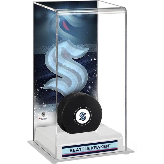 Seattle Kraken Deluxe Tall Hockey Puck Case - Fanatics Authentic Certified