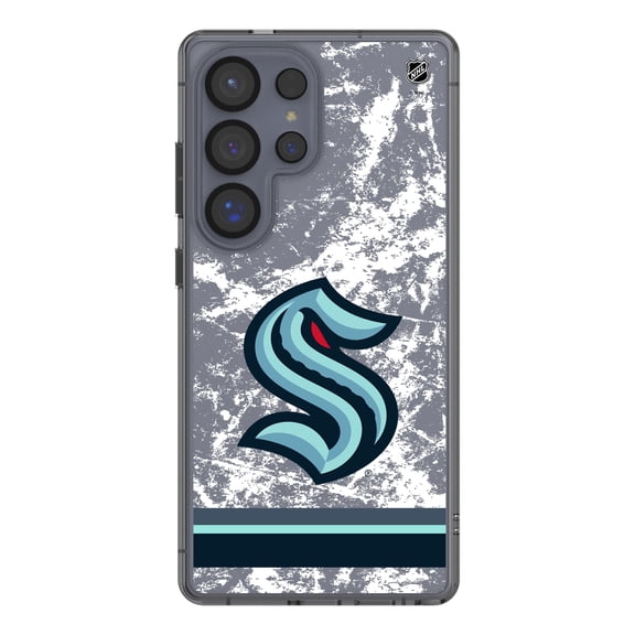 Seattle Kraken Galaxy Stripe Clear Ice Case