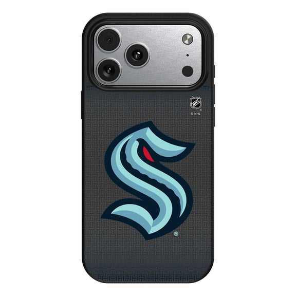 Seattle Kraken Linen Logo iPhone Magnetic Bump Case