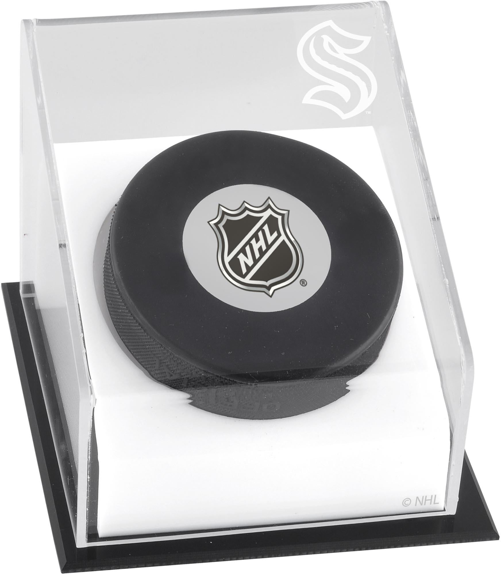 Seattle Kraken Puck Deluxe Logo Display Case