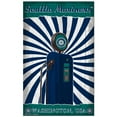 thumbnail image 1 of Seattle Mariners 11'' x 19'' Retro Pump Location Sign, 1 of 1