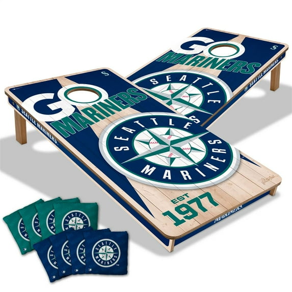 YouTheFan MLB Seattle Mariners 2' x 4' Cornhole Game