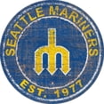 thumbnail image 1 of Seattle Mariners 24'' Round Heritage Logo Sign, 1 of 1