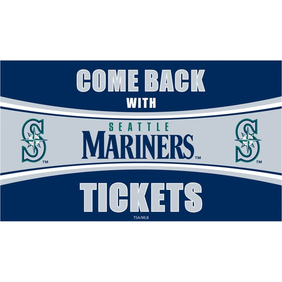Seattle Mariners 28" x 16" Come Back With Tickets Indoor/Outdoor Trapper Mat