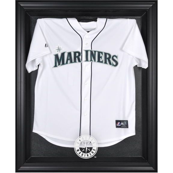 Seattle Mariners Black Framed Logo Jersey Display Case