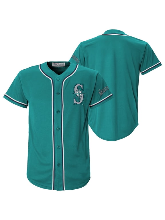 MLB Seattle Mariners Youth Primary Color Synthetic Jersey