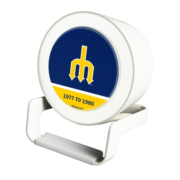 Seattle Mariners Cooperstown Night Light Charger with Bluetooth Speaker